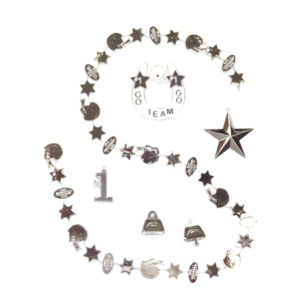 mum trinket assortment pkg gold, silver or navy